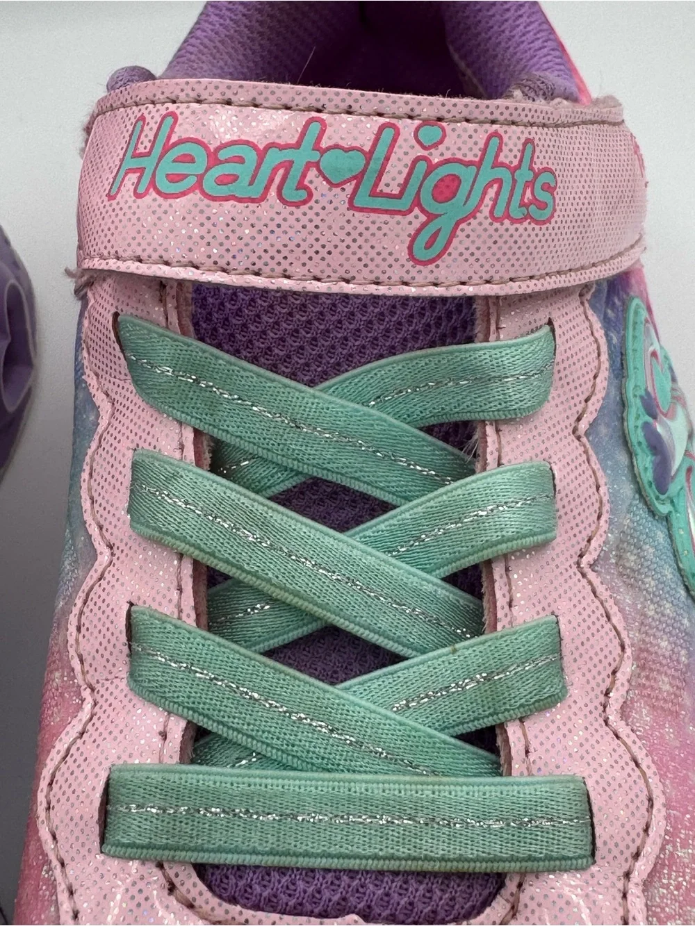 Skechers ‘Simply Love’ Flutter Heart Lights Multi-Color Light Up Sneakers